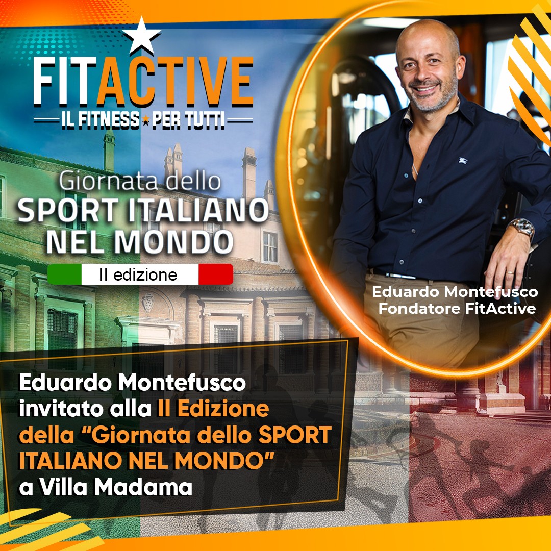 Eduardo Montefusco alla “Giornata dello Sport Italiano nel Mondo”