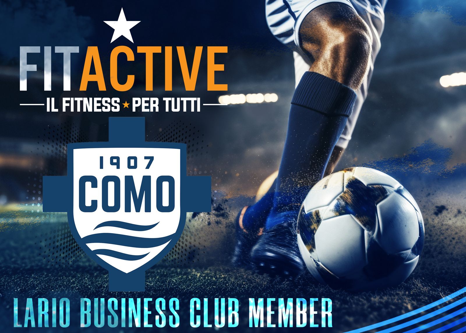 FitActive diventa Lario Business Club Member del Como 1907